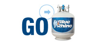 GO enjoy your Blue Rhino propane tank